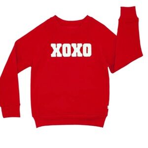 Little Sleepies Valentine crewneck sweatshirt, size 5